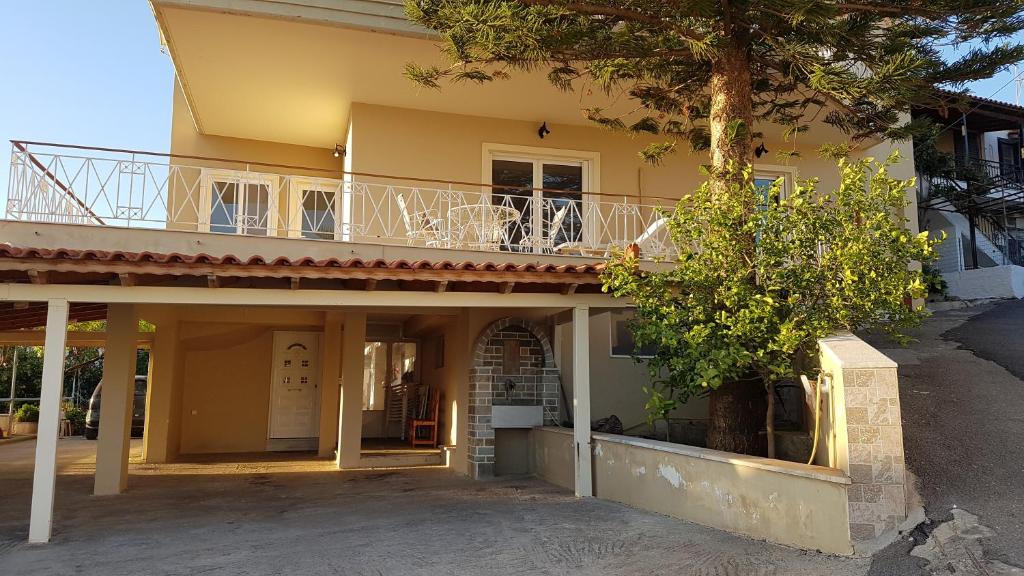 Balkón nebo terasa v ubytování Sea View apartment