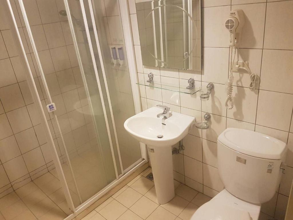 Koupelna v ubytování Ming Yang B&B