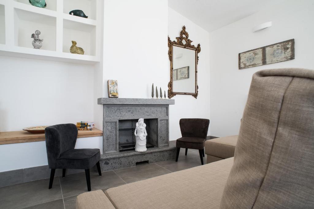 Posezení v ubytování AGRITURISMO LA GHIGA
