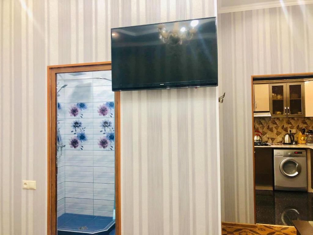 Kuchyň nebo kuchyňský kout v ubytování Har-Mar Hotel