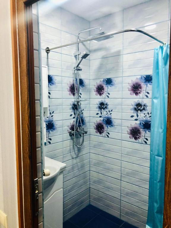 Koupelna v ubytování Har-Mar Hotel