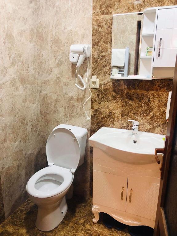 Koupelna v ubytování Har-Mar Hotel