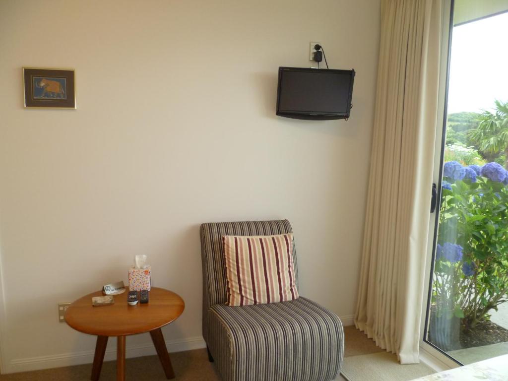 TV a/nebo společenská místnost v ubytování Bellarosa B&B