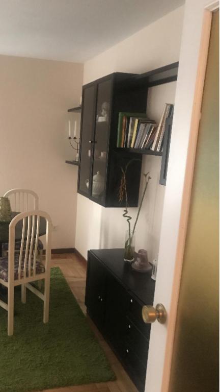 Knihovna v apartmánu
