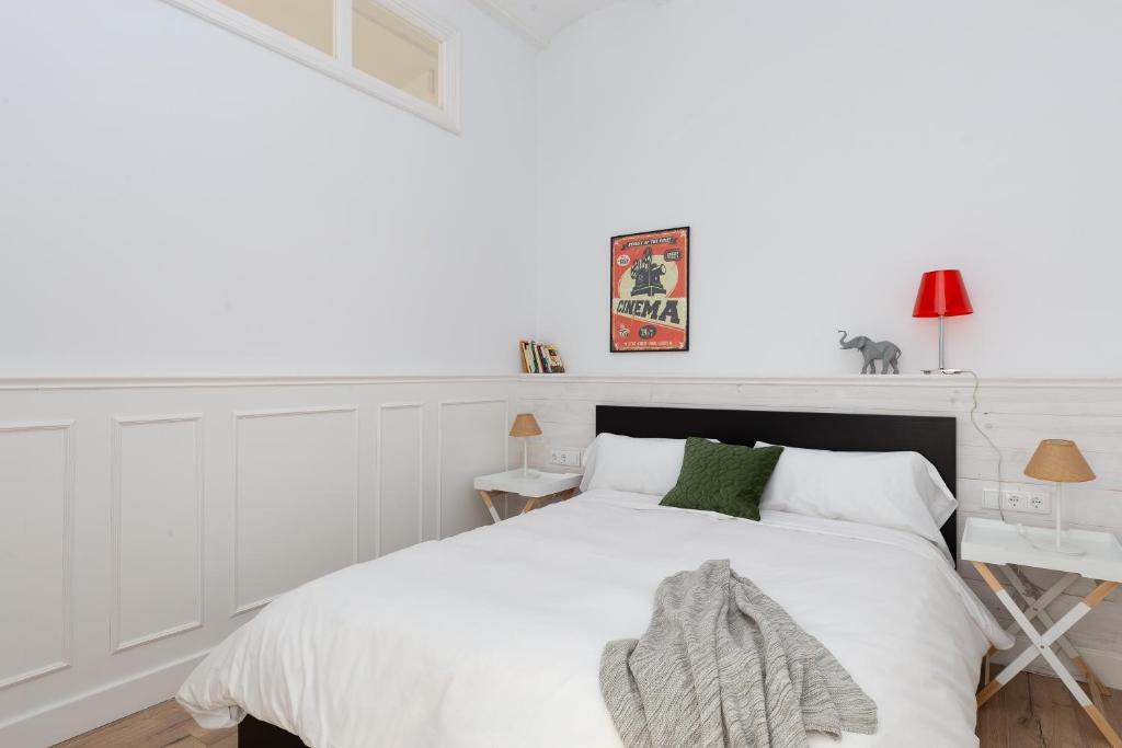 Postel nebo postele na pokoji v ubytování Casa Cosi - Eixample 1