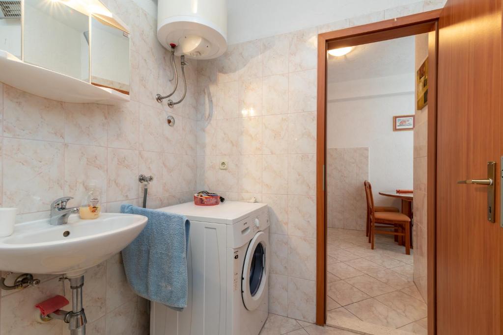 Koupelna v ubytování Apartments Villa Bella Vista Seget