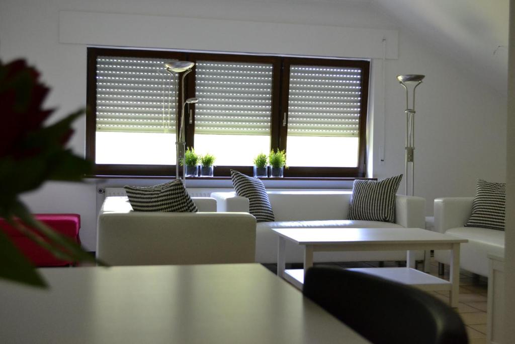 Posezení v ubytování B&B Pommerloch