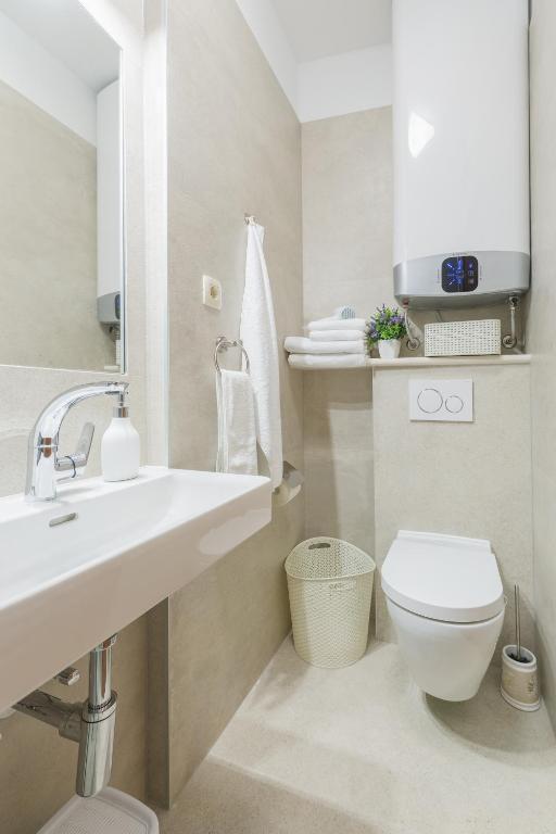 Kúpeľňa v ubytovaní Apartman Grgur