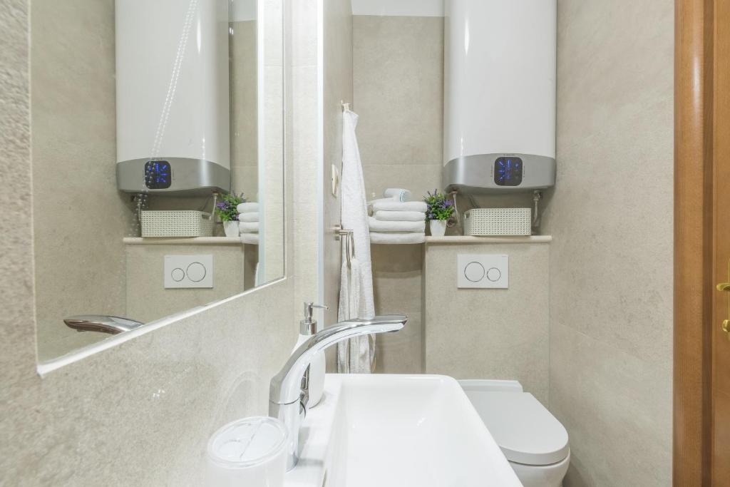 Kúpeľňa v ubytovaní Apartman Grgur