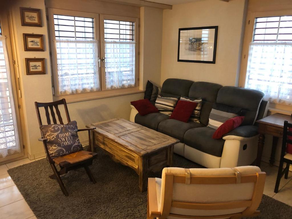 Area soggiorno di Appartement in 1700m mit Traumblick