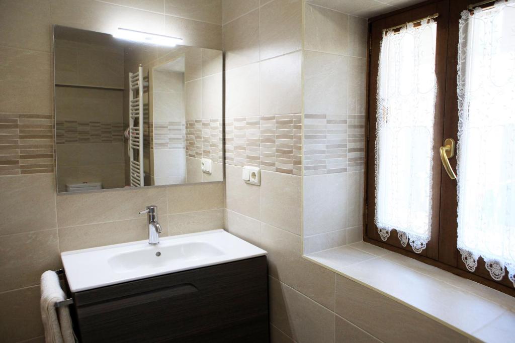 Koupelna v ubytování Casa Artxea