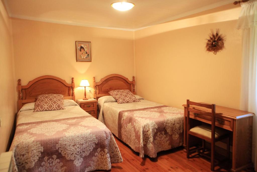 Postel nebo postele na pokoji v ubytování Casa Artxea