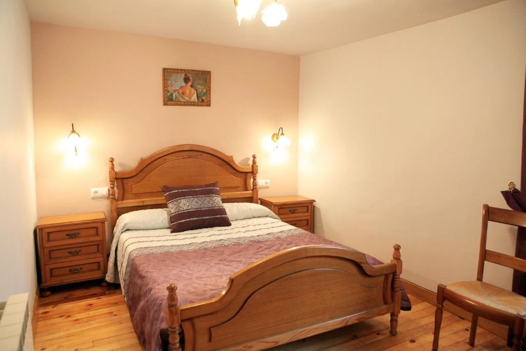 Postel nebo postele na pokoji v ubytování Casa Artxea