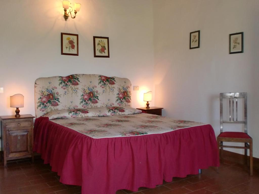 Postel nebo postele na pokoji v ubytování Agriturismo Fattoria Di Corsano