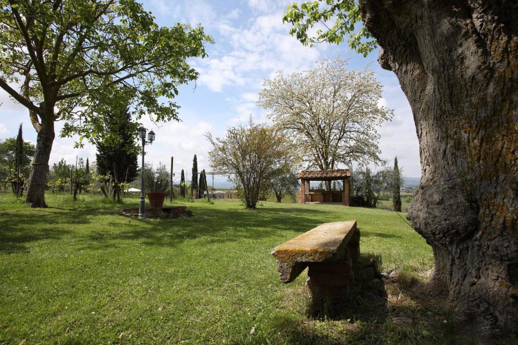 A garden outside Podere Biagio