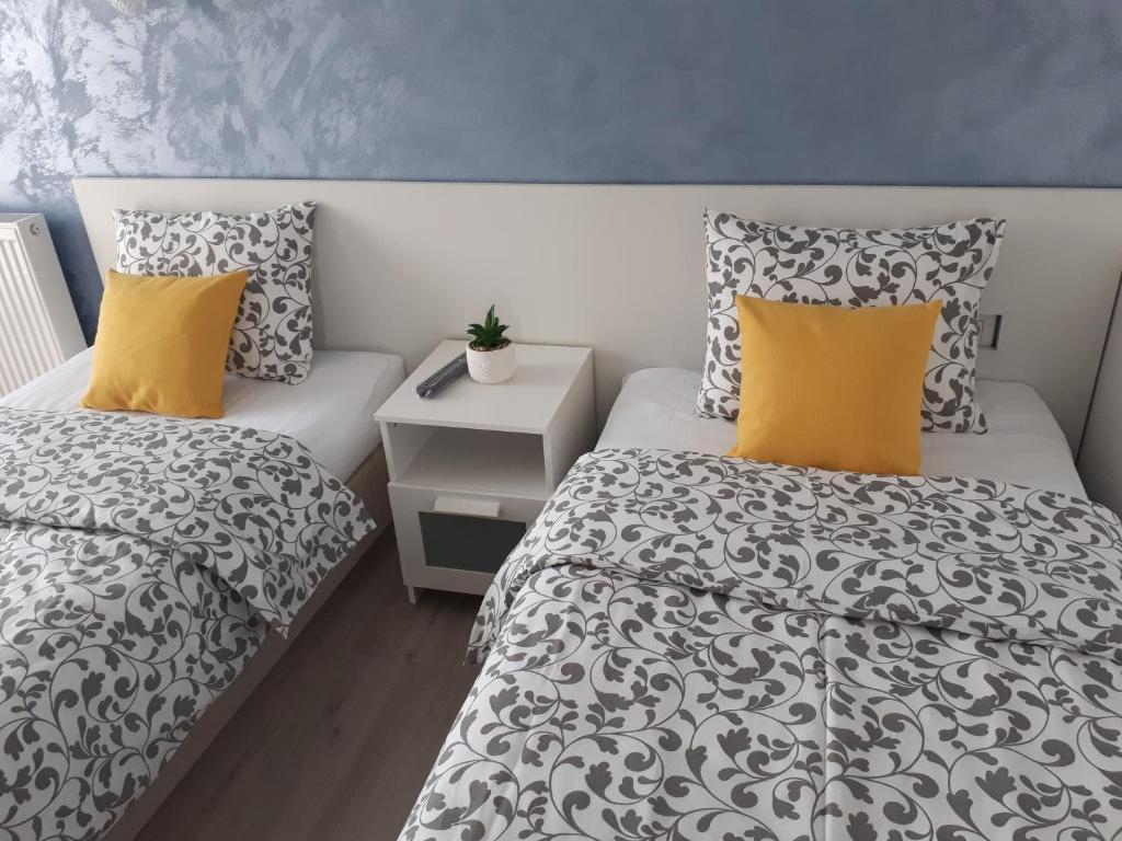 Postel nebo postele na pokoji v ubytování Top Style Villa