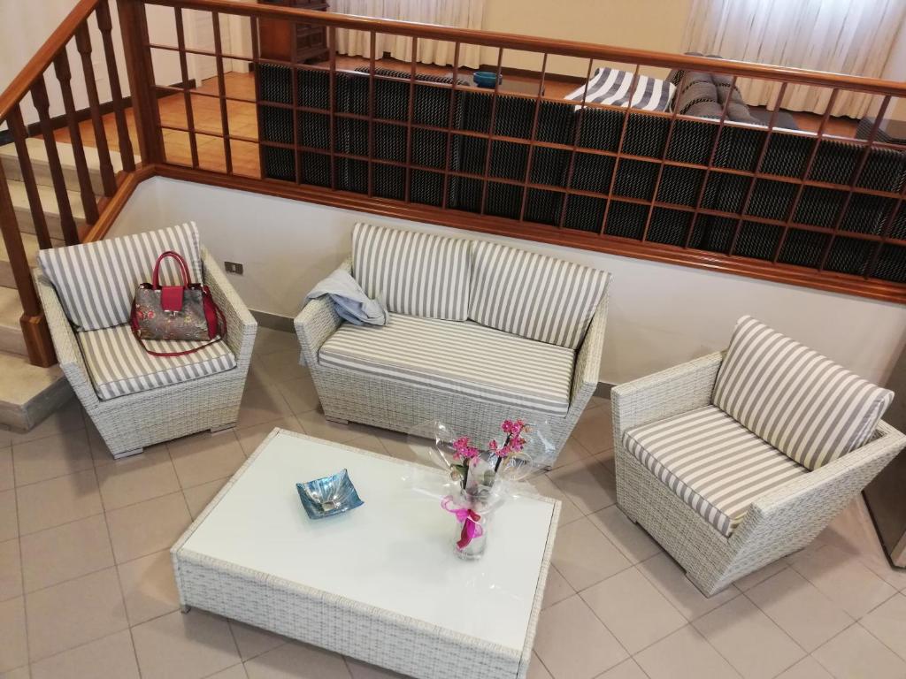 Posezení v ubytování Hotel 21 Riccione