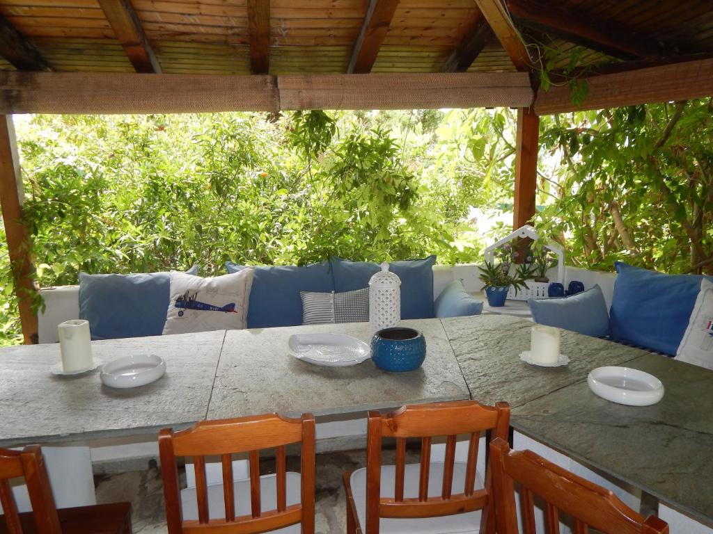 Posezení v ubytování Palmina Mare Villa and Studios