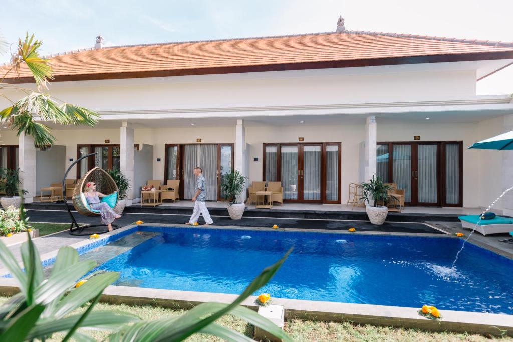 Bazén v ubytování Kubu Benoa Guest House nebo v jeho okolí