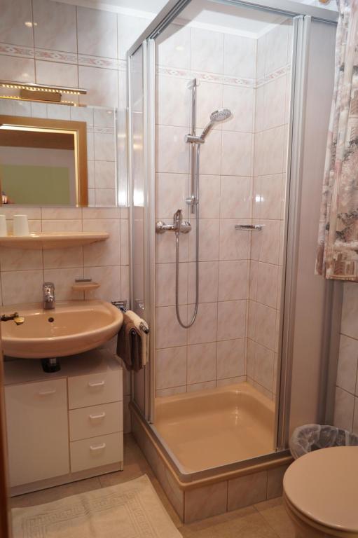Kúpeľňa v ubytovaní Appartements Sonnberg