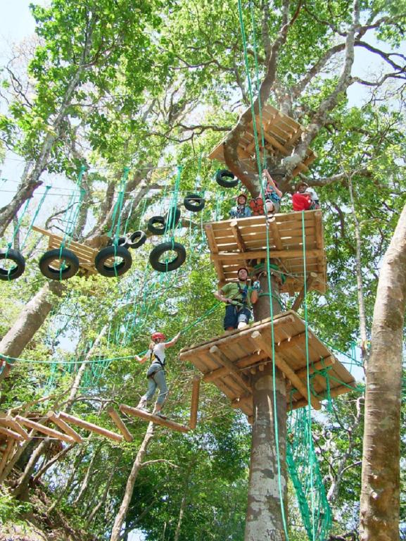 Zahrada ubytování Adventure Park & Hotel Vista Golfo