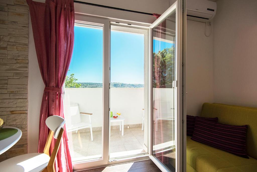 Posezení v ubytování Apartments CAPE Deluxe
