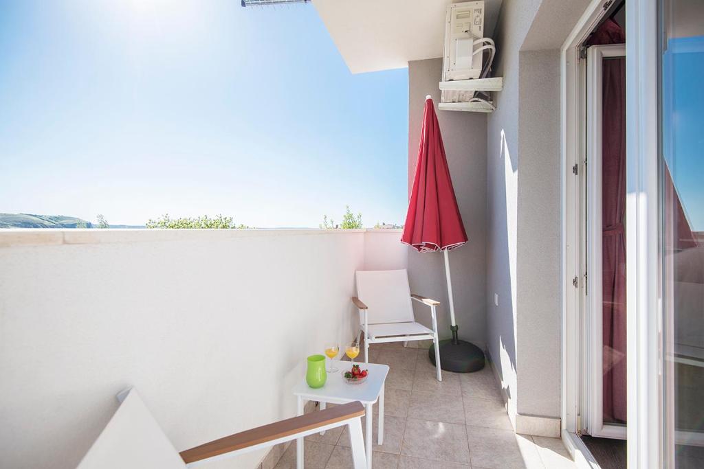 Balkón nebo terasa v ubytování Apartments CAPE Deluxe