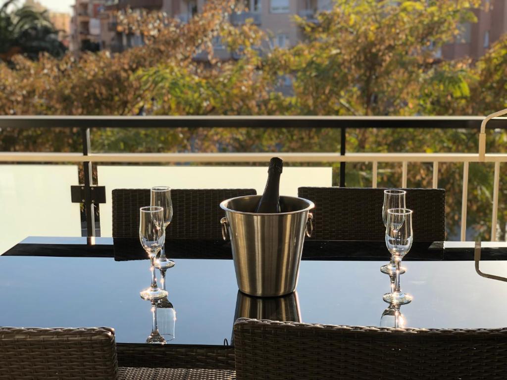 Балкон или терраса в Apartamentos Benet