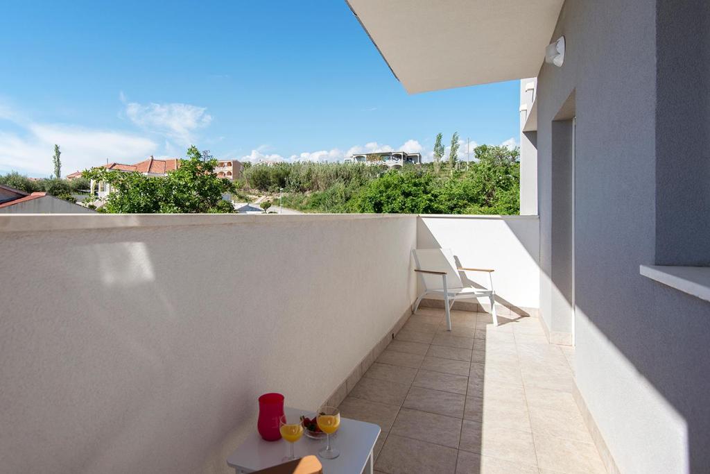 Balkón nebo terasa v ubytování Apartments CAPE Deluxe