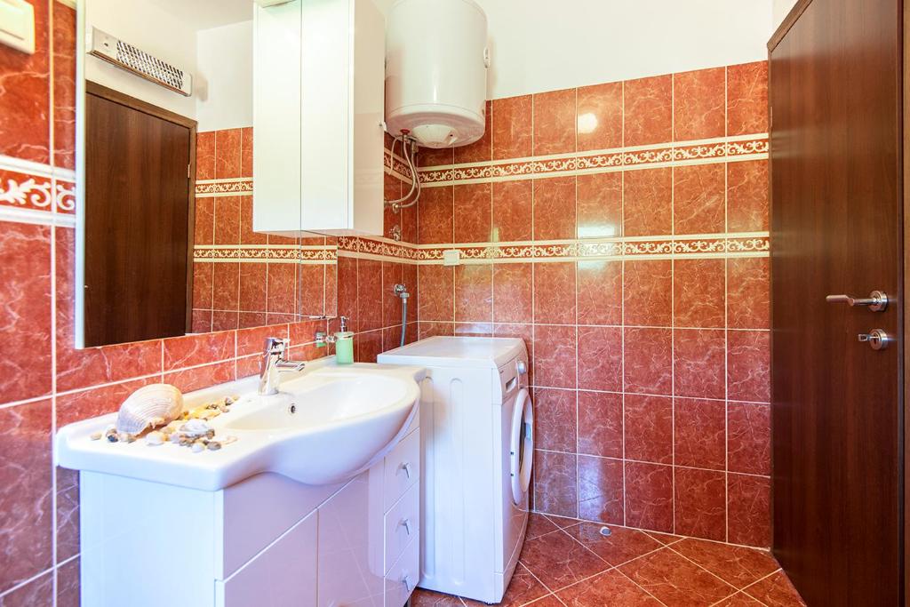 Koupelna v ubytování Apartments CAPE Deluxe