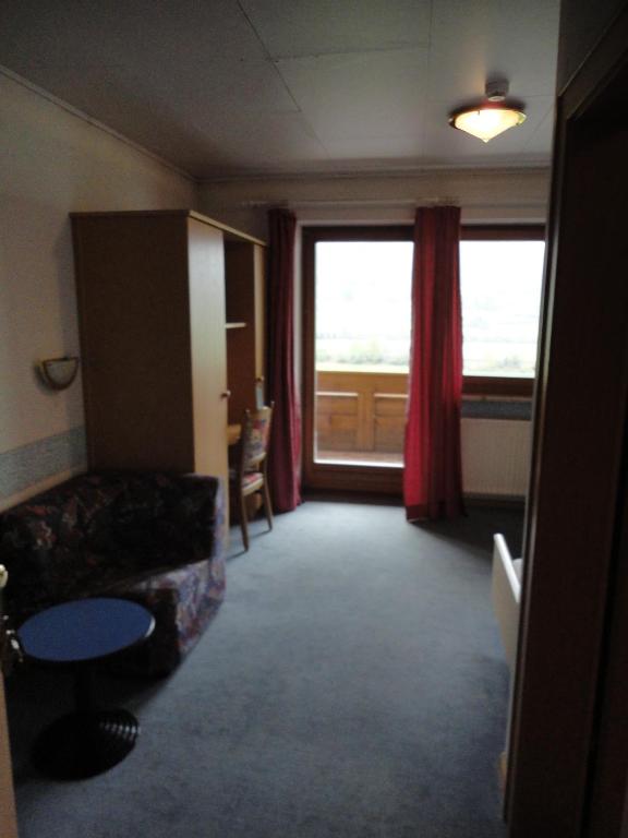 Istumisnurk majutusasutuses Hotel Saxl