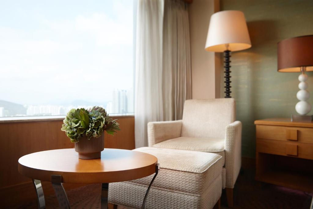 Posezení v ubytování Lotte Hotel Busan