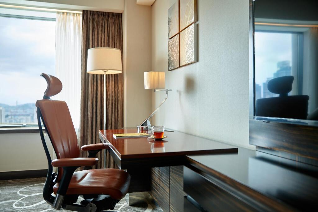 Posezení v ubytování Lotte Hotel Busan