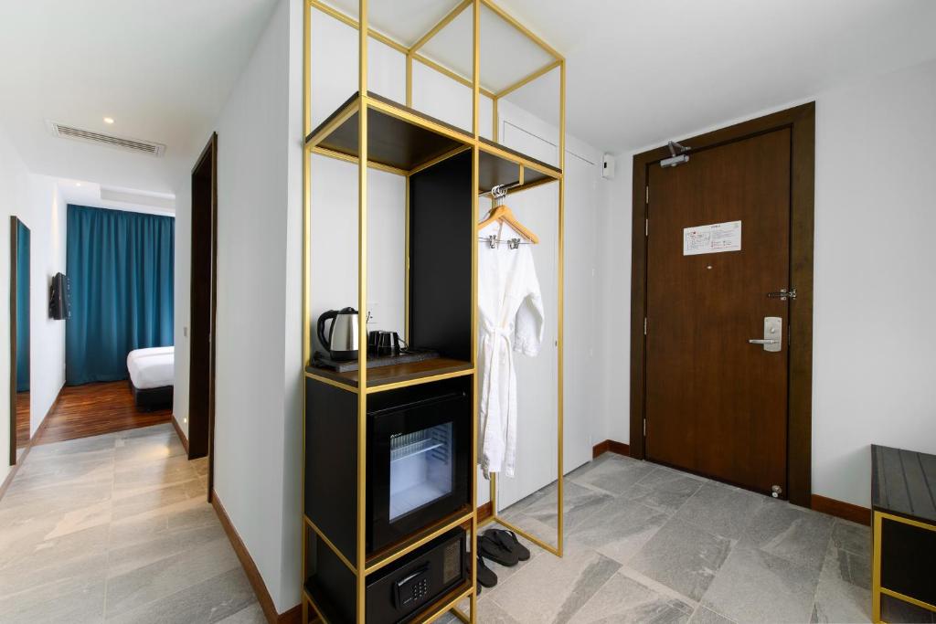 Krevet ili kreveti u jedinici u okviru objekta SAVV HOTEL