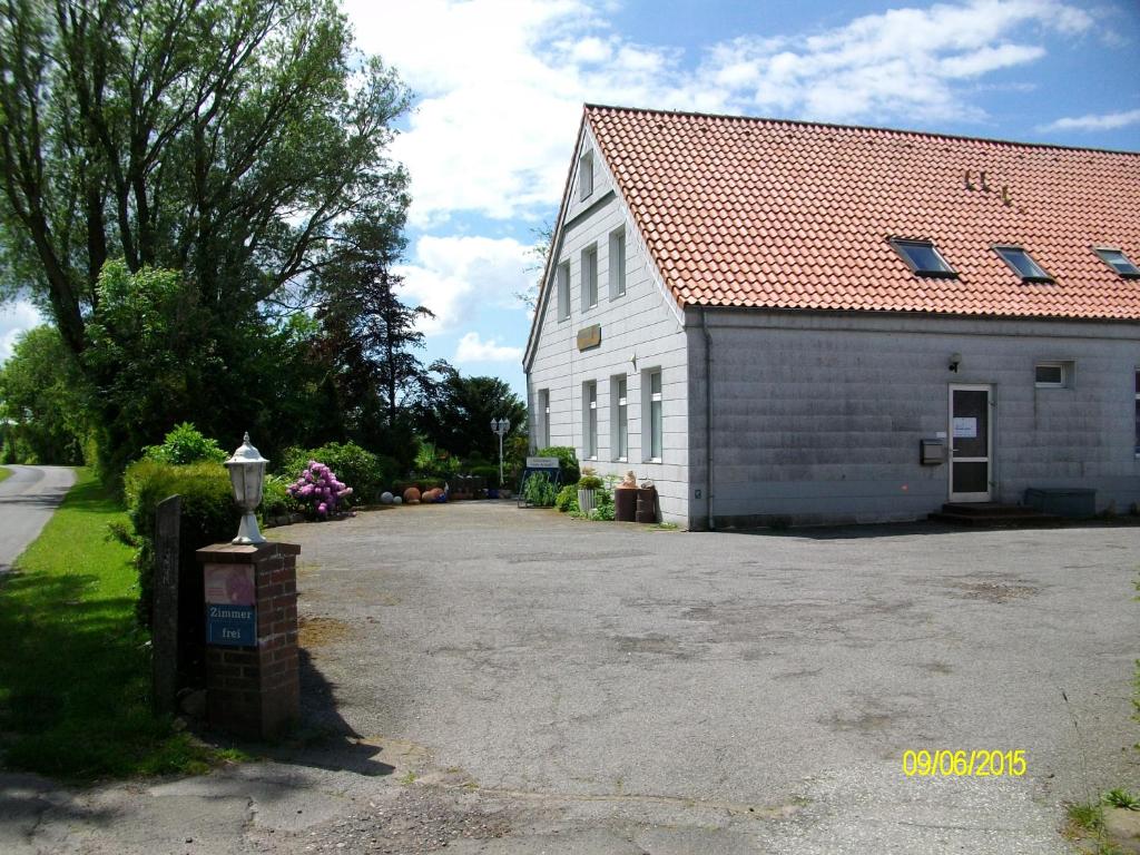 Bygningen som feriehuset ligger i