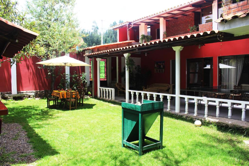 Zahrada ubytování Casa Hospedaje"Los Capulies"