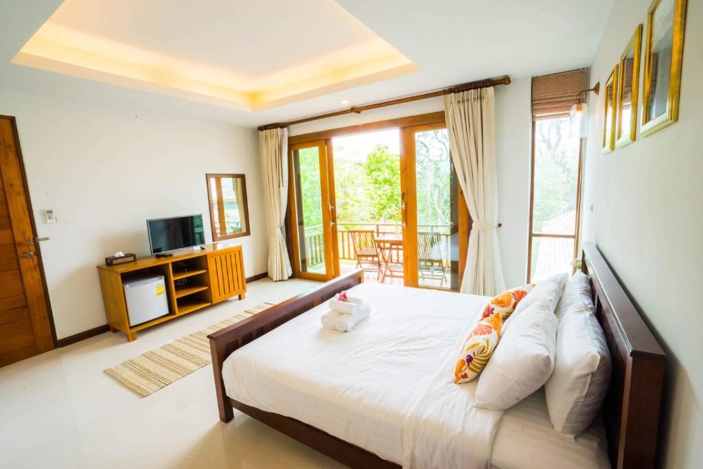 Postel nebo postele na pokoji v ubytování Anyamanee Resort