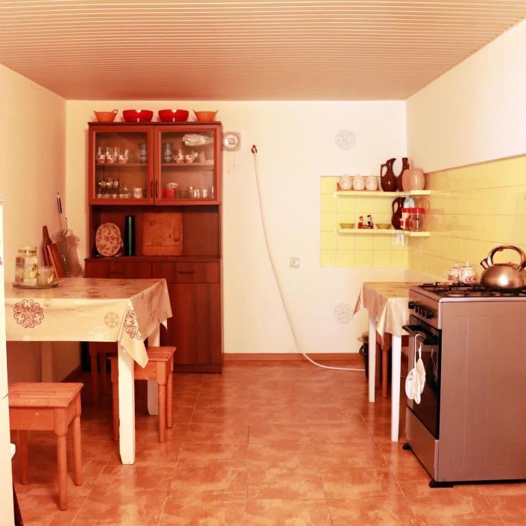 Kuchyň nebo kuchyňský kout v ubytování GreenGate
