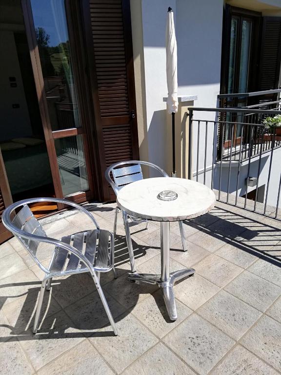 Een balkon of terras bij Hotel Fioroni