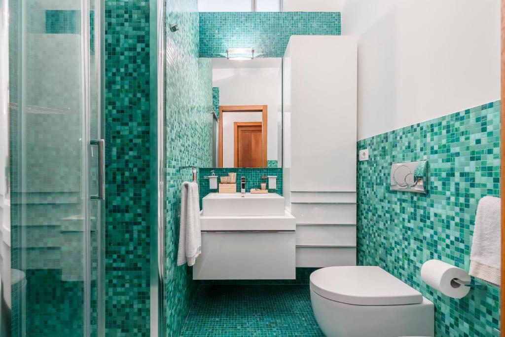 La Matrangela Charme Apartments的一间浴室