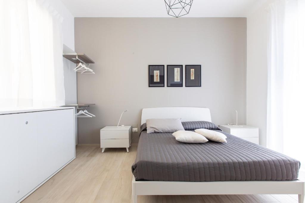 Postel nebo postele na pokoji v ubytování Aruci b&b