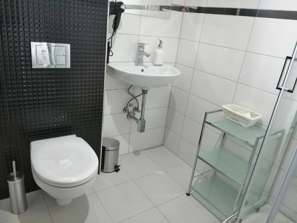 Kúpeľňa v ubytovaní Willa Sandomierska