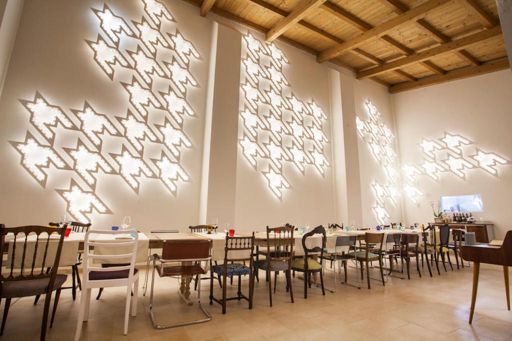 A seating area at Trullo L'alcova