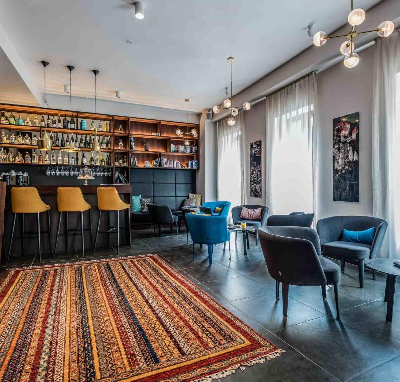 Posezení v ubytování Hotel Mrak