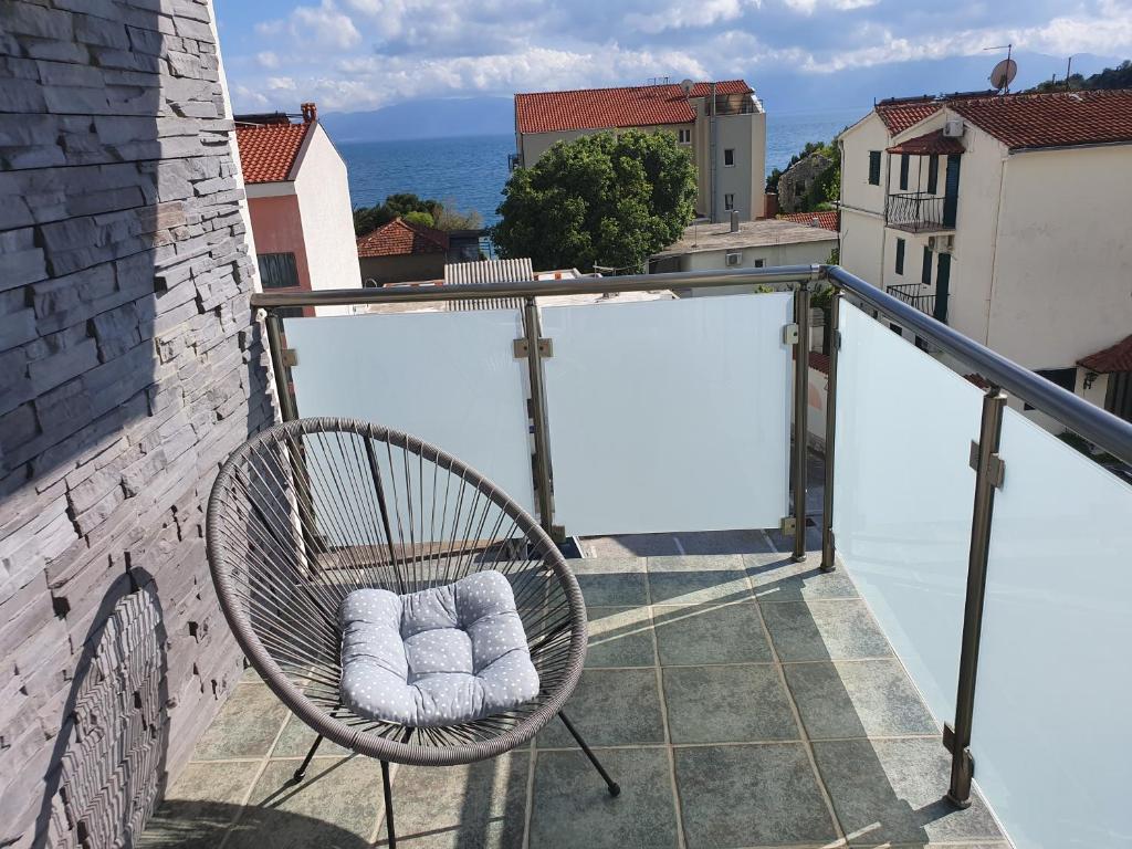 Balkón nebo terasa v ubytování Apartments Lara