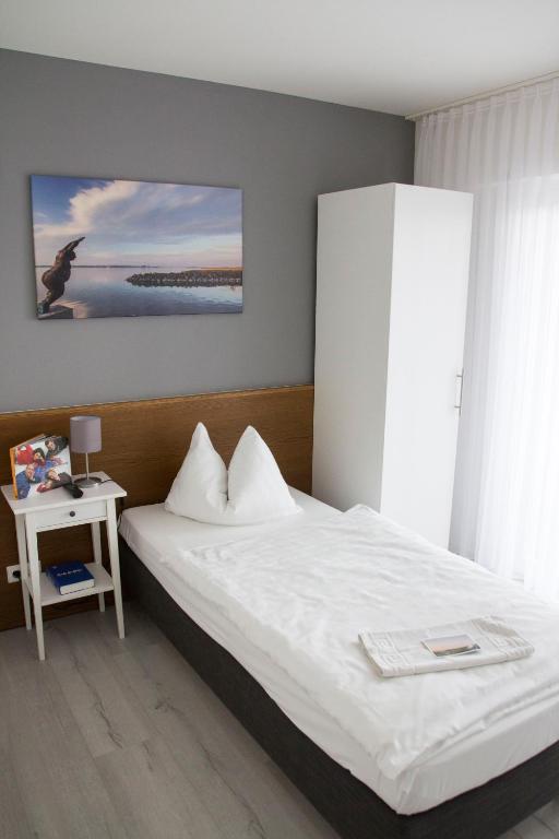 Postel nebo postele na pokoji v ubytování Ferienland Salem