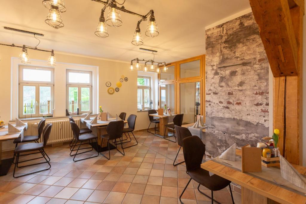 Restaurace v ubytování Gasthof Obere Mühle
