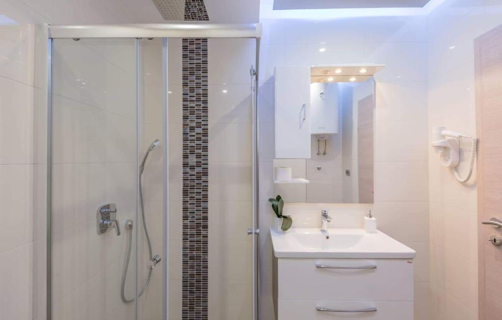Kúpeľňa v ubytovaní Apartman dva