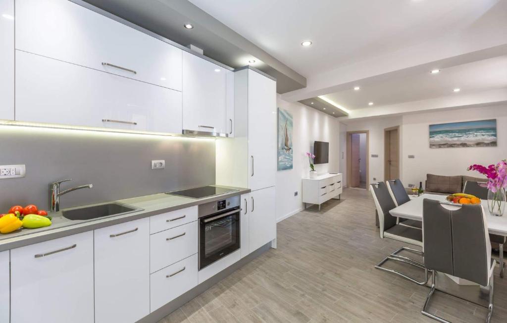 Kuchyňa alebo kuchynka v ubytovaní Apartman dva