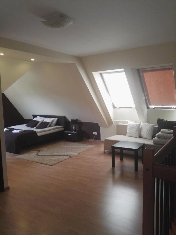 Posezení v ubytování Apartamenty przy Zamku